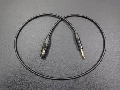 ★平衡音訊導線★[CANARE/L-4E6S]+[NEUTRIK鍍金/XLR公+XLR母+6.3mm TRS公]之組合5