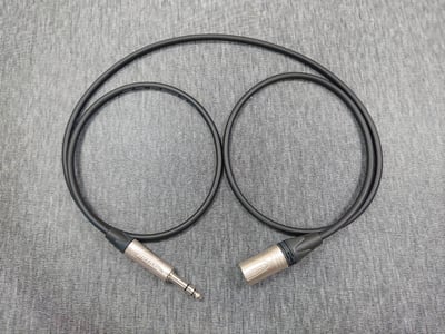 ★平衡音訊導線★[MOGAMI/2534]+[NEUTRIK/XLR公+XLR母+6.3mm TRS公]之組合3