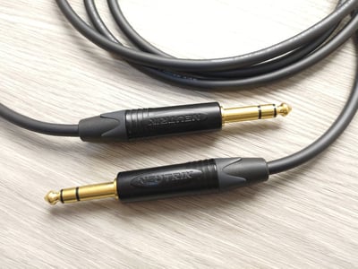 平衡音訊導線=[MOGAMI/2791]+[NEUTRIK鍍金/XLR公+XLR母+TRS]8