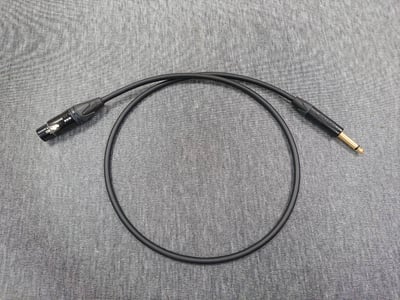 ★卡拉OK麥克風導線★[MOGAMI/2549]+[NEUTRIK(鍍金)/XLR母+6.3mm TS公]3