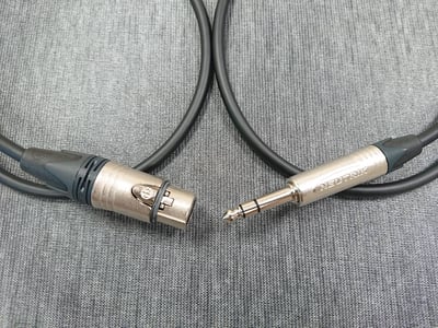 ★平衡音訊導線★[MOGAMI/2534]+[NEUTRIK/XLR公+XLR母+6.3mm TRS公]之組合6