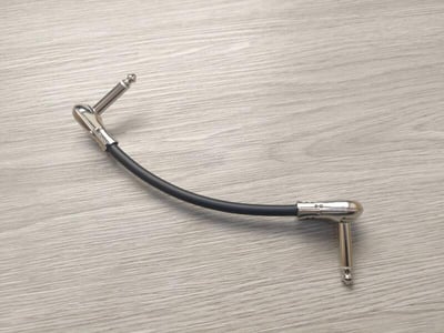 ★吉他/BASS短導線★[MOGAMI/2524]+[SREXACT/6.3mm TS-扁頭+6.3mm TS-扁頭]2