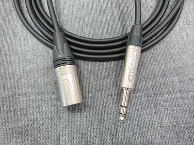 ★平衡音訊導線★[MOGAMI/2791]+[NEUTRIK/XLR公+XLR母+6.3mm TRS]之組合4