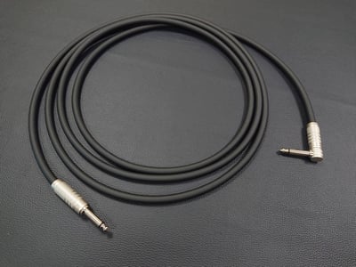 ★吉他/BASS導線★[MOGAMI/3368]+[CANARE/6.3mm TS-直頭+6.3mm TS-L頭]之組合3