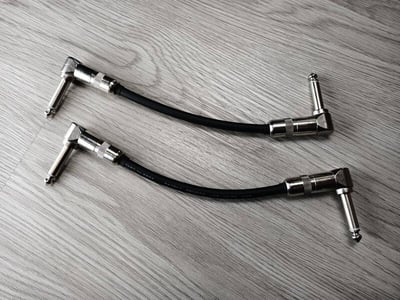 ★吉他/BASS短導線★[MOGAMI/2524]+[SWITCHCRAFTK/6.3mm TS-L頭+6.3mm TS-L頭]1