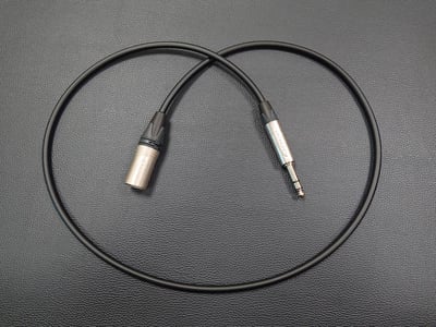 ★平衡音訊導線★[CANARE/L-4E6S]+[NEUTRIK/XLR公+XLR母+6.3mm TRS公]之組合3
