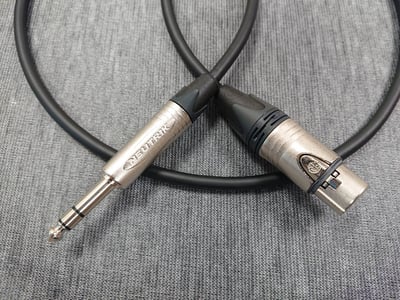 ★平衡音訊導線★[MOGAMI/2549]+[NEUTRIK/XLR公+XLR母+6.3mm TRS公]之組合6