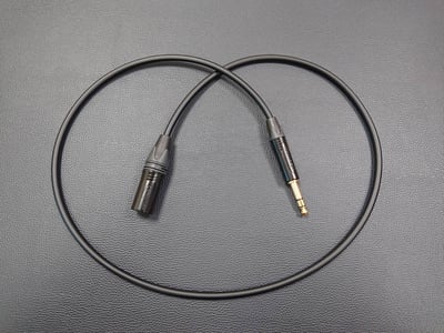 ★平衡音訊導線★[CANARE/L-4E6S]+[NEUTRIK鍍金/XLR公+XLR母+6.3mm TRS公]之組合3