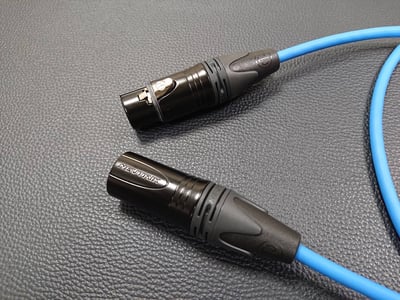 ★AES/EBU 110Ω數位平衡導線★[CANARE/DA206]+[NEUTRIK(鍍金)/XLR公+XLR母]4