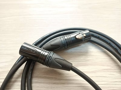 平衡麥克風導線=[MOGAMI/2549]+[NEUTRIK/XLR公+XLR母]4