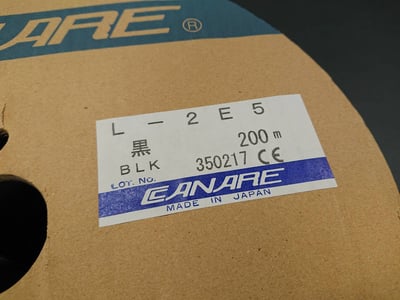 🔊非平衡音訊導線🔊 [CANARE/L-2E5]+[甬聲鍍金/RCA公+RCA公]4