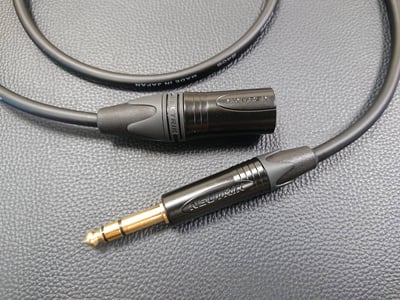★平衡音訊導線★[CANARE/L-4E6S]+[NEUTRIK鍍金/XLR公+XLR母+6.3mm TRS公]之組合4