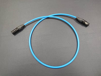 ★AES/EBU 110Ω數位平衡導線★[CANARE/DA206]+[NEUTRIK(鍍金)/XLR公+XLR母]3