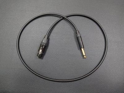 ★卡拉OK麥克風導線★[CANARE/L-4E6S]+[NEUTRIK(鍍金)/XLR母+6.3mm TS公]3