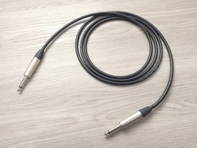 吉他/BASS導線=[MOGAMI/2524]+[NEUTRIK/TS+TS-L]1
