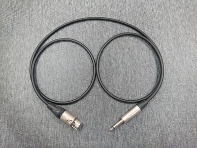★卡拉OK麥克風導線★[MOGAMI/2534]+[NEUTRIK(鍍金)/XLR母+6.3mm TS公]1
