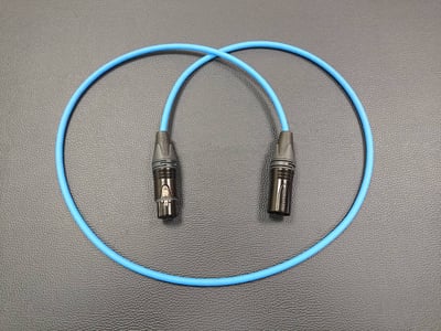 ★AES/EBU 110Ω數位平衡導線★[CANARE/DA202]+[NEUTRIK(鍍金)/XLR公+XLR母]3