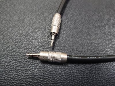 ★3.5mm連接導線★[MOGAMI/2549]+[CANARE/3.5mm TRS公+3.5mm TRS公]2