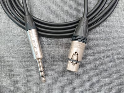 ★平衡音訊導線★[MOGAMI/2791]+[NEUTRIK/XLR公+XLR母+6.3mm TRS]之組合6