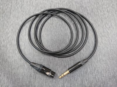 ★平衡音訊導線★[MOGAMI/2791]+[NEUTRIK鍍金/XLR公+XLR母+6.3mm TRS]之組合5