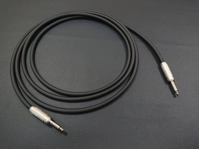 ★吉他/BASS導線★[MOGAMI/3368]+[CANARE/6.3mm TS-直頭+6.3mm TS-L頭]之組合1