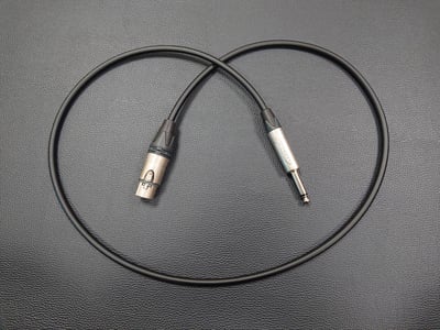 ★卡拉OK麥克風導線★[CANARE/L-4E6S]+[NEUTRIK(鍍金)/XLR母+6.3mm TS公]1