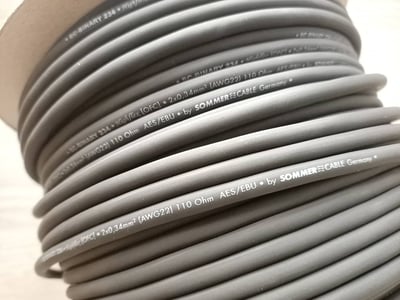 AES/EBU數位平衡音訊導線=[SOMMER/520-0051]+[NEUTRIK/XLR公+XLR母]5