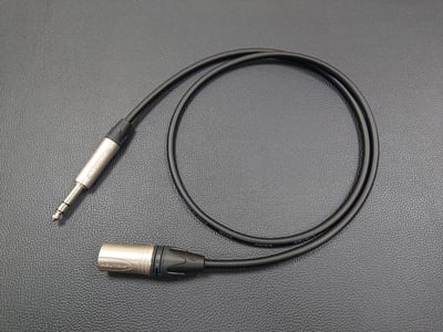 ★平衡音訊導線★[CANARE/L-2T2S]+[NEUTRIK/XLR公+XLR母+6.3mm TRS公]之組合3