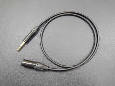 ★平衡音訊導線★[CANARE/L-2T2S]+[NEUTRIK鍍金/XLR公+XLR母+6.3mm TRS公]之組合3