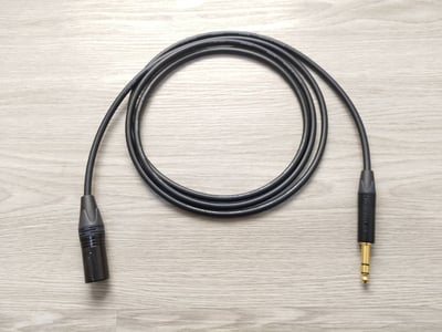 平衡麥克風導線=[CANARE/L-2E5]+[NEUTRIK/XLR公+XLR母]2
