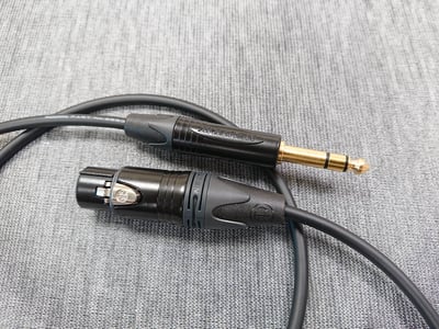 ★平衡音訊導線★[MOGAMI/2893]+[NEUTRIK鍍金/XLR公+XLR母+6.3mm TRS公]之組合6