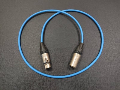 ★AES/EBU 110Ω數位平衡導線★[CANARE/DA202]+[NEUTRIK(鍍金)/XLR公+XLR母]1