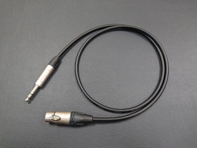 ★平衡音訊導線★[CANARE/L-2T2S]+[NEUTRIK/XLR公+XLR母+6.3mm TRS公]之組合5