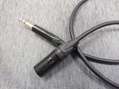 ★平衡音訊導線★[MOGAMI/2549]+[NEUTRIK鍍金/XLR公+XLR母+6.3mm TRS公]之組合4