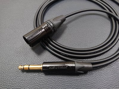 ★平衡音訊導線★[CANARE/L-2E5]+[NEUTRIK鍍金/XLR公+XLR母+6.3mm TRS公]之組合4