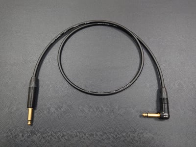 ★吉他/BASS導線★[CANARE/GS-6]+[NEUTRIK(鍍金)/6.3mm TS-直頭+6.3mm TS-L頭]之組合9