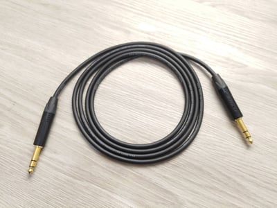 平衡音訊導線=[MOGAMI/2791]+[NEUTRIK鍍金/XLR公+XLR母+TRS]4