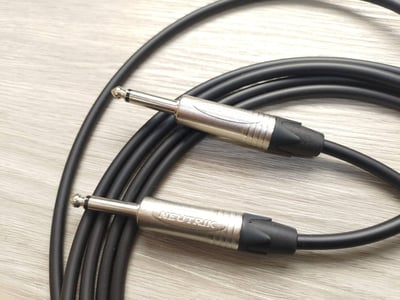 吉他/BASS導線=[CANARE/GS-6]+[NEUTRIK/TS+TS-L]4