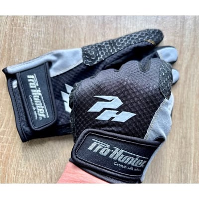 PRO HUNTER 新款薄型透氣釣魚手套 鐵板 船拋 岸拋7