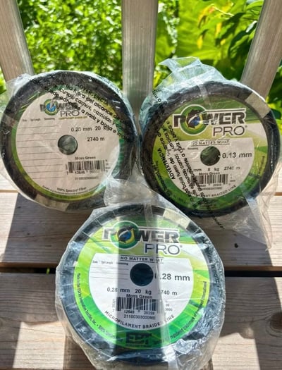 POWER PRO 3000碼(2470米) 30磅=3.5號/8磅=1號 綠色PE線3