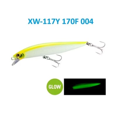 SHIMANO 25年新款高比重米諾XW-117Y/XW-214Y 17公分51克/14公分35克沉水13