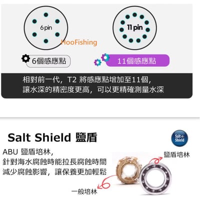 ABU 液晶顯示船釣小烏龜 EGISYS DLC T2 天亞 花軟 一支釣4