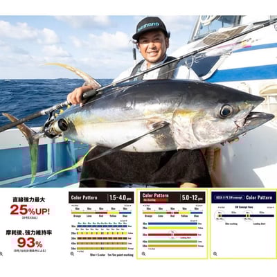 SHIMANO Casting /JIGGER 專用八股編織PE線 オシア 8 PE1