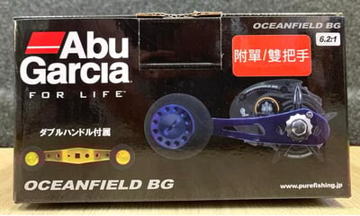 ABU 強力海水大容量鼓式捲線器 OceanField BG 雙手把 右手/左手 游動丸 小鐵板 天亞10