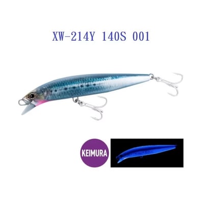 SHIMANO 25年新款高比重米諾XW-117Y/XW-214Y 17公分51克/14公分35克沉水16