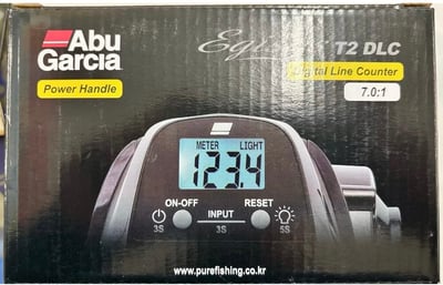 ABU 液晶顯示船釣小烏龜 EGISYS DLC T2 天亞 花軟 一支釣9