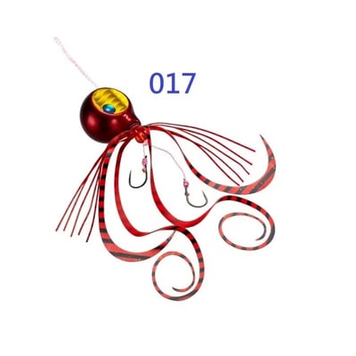 SHIMANO 炎月游動丸EJ-420Q/200克含鉤+漂帶+膠裙10