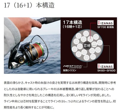 SHIMANO 最強拋投專用PE LD-A71Y 17鼓PE釣線 SW7