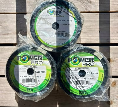 POWER PRO 3000碼(2470米) 30磅=3.5號/8磅=1號 綠色PE線1