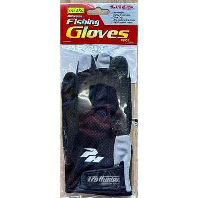 PRO HUNTER 新款薄型透氣釣魚手套 鐵板 船拋 岸拋12